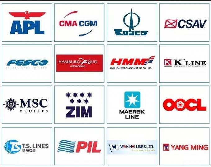Océano rápido del mar de Zim Forwarding DDP del agente de los promotores de carga del top 10 que envía China a los E.E.U.U. Malasia Singapur la India